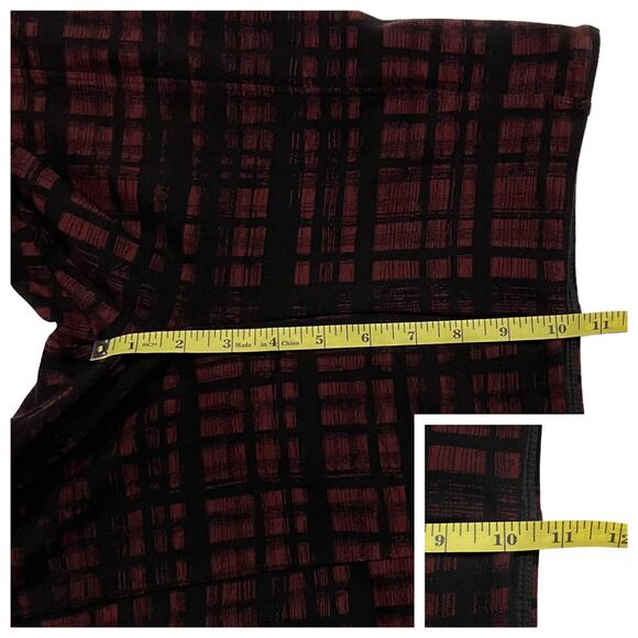 Lyssé Mara Plaid High Waist Ponte Leggings - Small - Picture 5 of 12